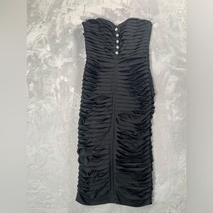 Vintage Betsey Johnson evening ruched wiggle dress